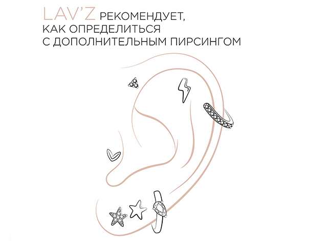 LAV’Z рекомендует, как определиться с дополнительным пирсингом