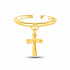 картинка Кольцо с подвеской крест Symbols